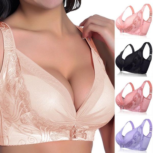 gym clothing sfit women lace bra deep plunge wireless soft gather lightly bras plus size push up underwear breathable comfortable, White;black
gym clothing sfit women lace bra deep plunge wireless soft gather lightly bras plus size push up underwear breathable comfortable, White;black