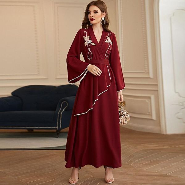 ethnic clothing kaftan abaya dubai turkey muslim fashion dress islam maxi dresses abayas for women robe longue femme musulman vestidos, Red
ethnic clothing kaftan abaya dubai turkey muslim fashion dress islam maxi dresses abayas for women robe longue femme musulman vestidos, Red