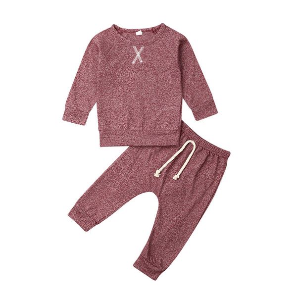 0-24m newborn kid baby boy girl autumn clothes set long sleeve plain and pant suit pajamas set sleepwear pj set outfits, White
0-24m newborn kid baby boy girl autumn clothes set long sleeve plain and pant suit pajamas set sleepwear pj set outfits, White