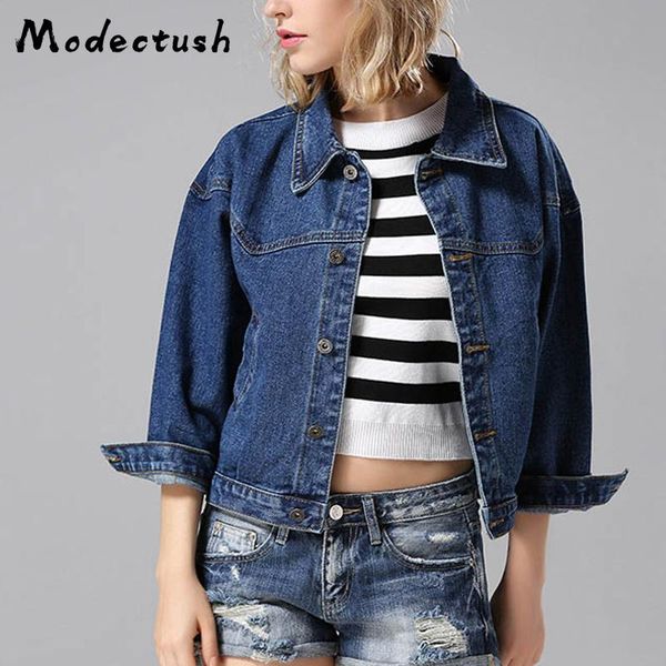 women's jackets modecrush women embroidery short denim jacket 2021 casual ladies vintage turn-down solid jean female boyfriend outwear, Black;brown
women's jackets modecrush women embroidery short denim jacket 2021 casual ladies vintage turn-down solid jean female boyfriend outwear, Black;brown