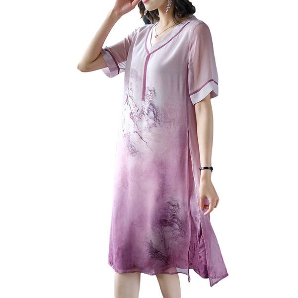 2021 summer v-neck new retro print long half sleeve large size was thin temperaments elegant silk women es lj2403 d5yw, Black;gray
2021 summer v-neck new retro print long half sleeve large size was thin temperaments elegant silk women es lj2403 d5yw, Black;gray