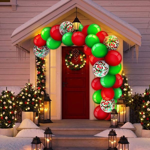party decoration 125pcs christmas day green red latex balloons air balls inflatable children gift 1 suit 
party decoration 125pcs christmas day green red latex balloons air balls inflatable children gift 1 suit