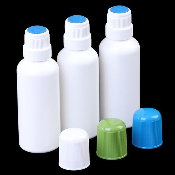 storage bottles & jars 1pcs 20/50/60/100ml soreness liquid bottle with sponge applicator, blue head high quality 
storage bottles & jars 1pcs 20/50/60/100ml soreness liquid bottle with sponge applicator, blue head high quality