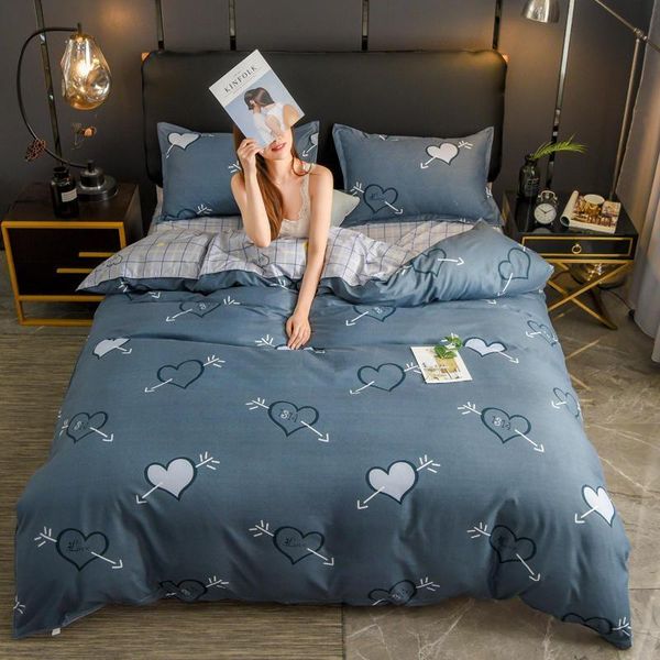 3/4pcs heart printed bed cover set lovers princess duvet cover child bed sheets and pillowcases comforter bedding set 
3/4pcs heart printed bed cover set lovers princess duvet cover child bed sheets and pillowcases comforter bedding set