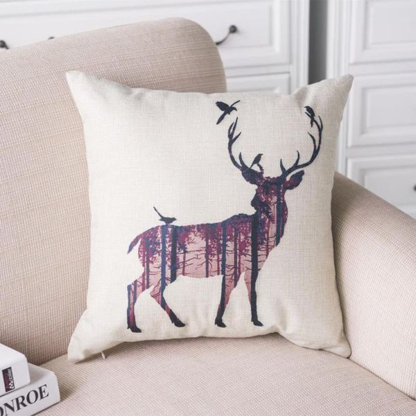 cushion/decorative pillow pillowcase /pillow cover breathable comfort blue deer linen sofa hug (core no)
cushion/decorative pillow pillowcase /pillow cover breathable comfort blue deer linen sofa hug (core no)