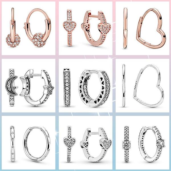 hoop & huggie 925 sterling silver korean heart round circle earrings for women fashion original hoops jewelry brincos, Golden;silver
hoop & huggie 925 sterling silver korean heart round circle earrings for women fashion original hoops jewelry brincos, Golden;silver