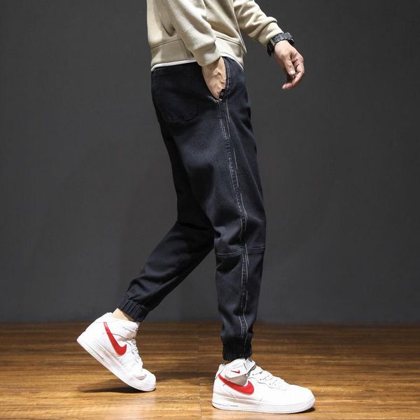 new cashew flower flanging jeans for spring streetwear hip hop japan style smart casual, Blue
new cashew flower flanging jeans for spring streetwear hip hop japan style smart casual, Blue