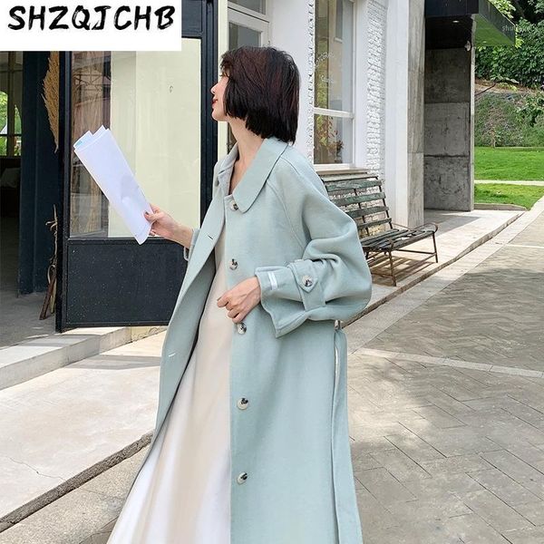 fashion long wool coat women autumn winter woolen female jacket korean women's clothing elegant abrigo mujer pph1742 & blends, Black
fashion long wool coat women autumn winter woolen female jacket korean women's clothing elegant abrigo mujer pph1742 & blends, Black