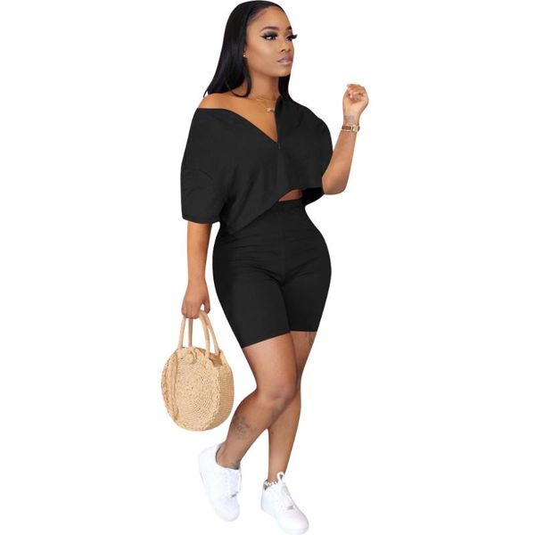 lovely two piece set women summer outfits 2021 tracksuit clothes short sleeve cute solid color 2pcs matching biker set, Gray
lovely two piece set women summer outfits 2021 tracksuit clothes short sleeve cute solid color 2pcs matching biker set, Gray