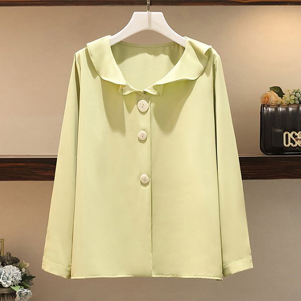 more size xl-5xl female fashion peter pan collar spring shirt long sleeve office lady sweet blouse work wear big otyq, White
more size xl-5xl female fashion peter pan collar spring shirt long sleeve office lady sweet blouse work wear big otyq, White