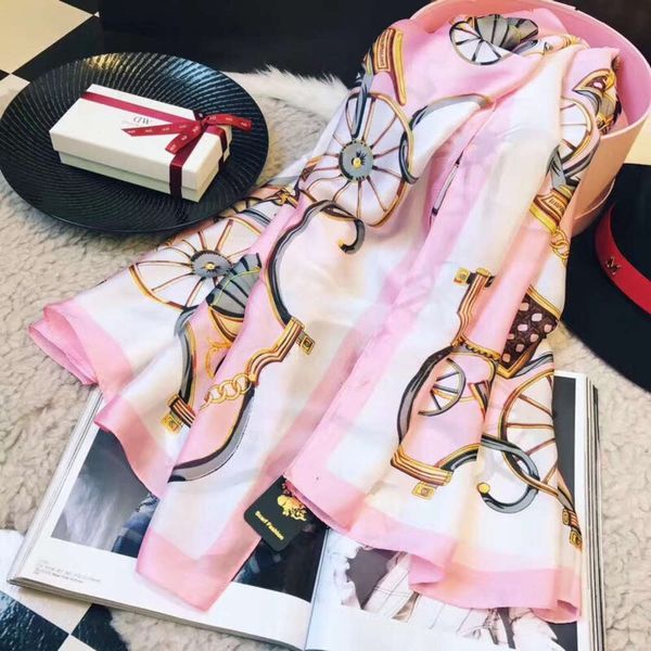 spring and summer new korean fashion navy stripe wheel silk scarf travel sunscreen shawl, Blue;black
spring and summer new korean fashion navy stripe wheel silk scarf travel sunscreen shawl, Blue;black