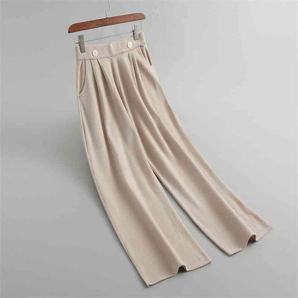 women's pants & capris autumn high waist knitted long straight ankle length warm wide leg female trousers 1bju, Black;white
women's pants & capris autumn high waist knitted long straight ankle length warm wide leg female trousers 1bju, Black;white