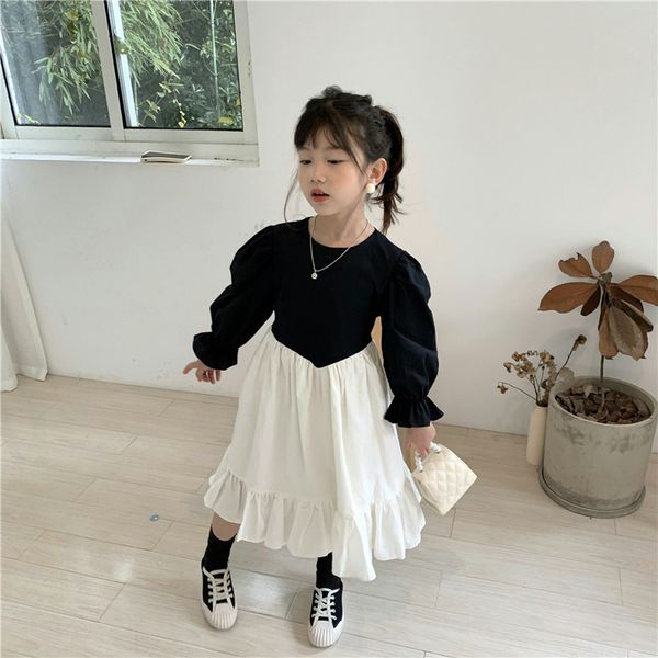 korean style spring cute girls cotton patchwork dress kids puff sleeve long style princess dresses party clothing 210303, Red;yellow
korean style spring cute girls cotton patchwork dress kids puff sleeve long style princess dresses party clothing 210303, Red;yellow