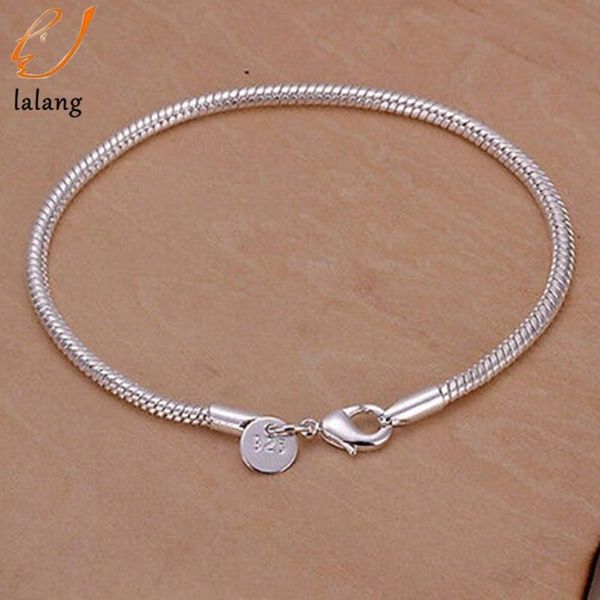 link, chain 3mm snake bones bracelet ladies simple fashion silver colour jewelry couple high-end gifts, Black
link, chain 3mm snake bones bracelet ladies simple fashion silver colour jewelry couple high-end gifts, Black