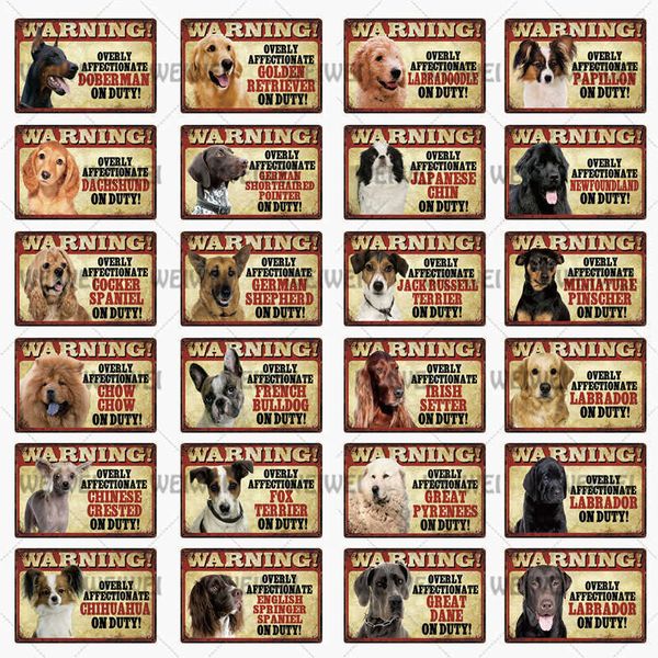 pets dog warning doberman golden labrador metal sign tin poster home decor bar wall art painting 20*30 cm
pets dog warning doberman golden labrador metal sign tin poster home decor bar wall art painting 20*30 cm