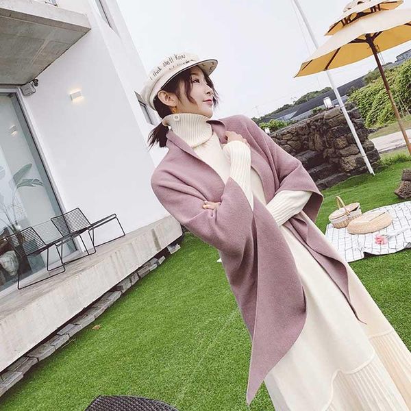 scarves solid color knit women shawl vest artificial cashmere student shoulder wrap autumn girl tippet multi function knot scarf, Blue;gray
scarves solid color knit women shawl vest artificial cashmere student shoulder wrap autumn girl tippet multi function knot scarf, Blue;gray