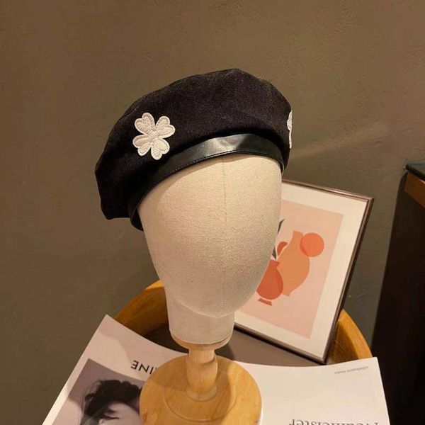 berets beret women flower painter cap female vintage hats with veil elegant summer ladies soft french artist hat, Blue;gray 
berets beret women flower painter cap female vintage hats with veil elegant summer ladies soft french artist hat, Blue;gray