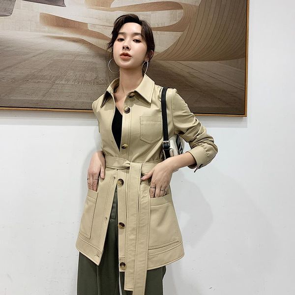 women's leather & faux womens casual fashion solid color jacket with pockets turn-down collar button down lace-up sheepskin outerwear, Black
women's leather & faux womens casual fashion solid color jacket with pockets turn-down collar button down lace-up sheepskin outerwear, Black
