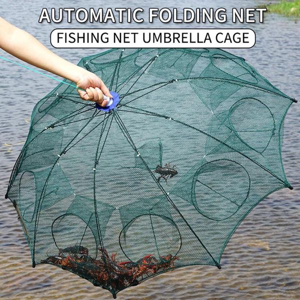 fishing accessories strengthened 2-8 holes automatic net shrimp cage nylon foldable fish trap cast folding network outdoor
fishing accessories strengthened 2-8 holes automatic net shrimp cage nylon foldable fish trap cast folding network outdoor
