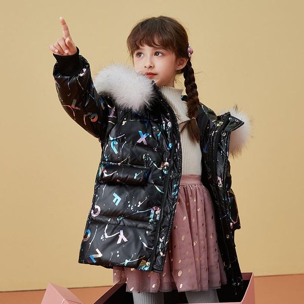 down coat girs outerwear & coats 2021 style mid-length children's clothing baby winter thick white duck jacket for 2-6 years, Blue;gray
down coat girs outerwear & coats 2021 style mid-length children's clothing baby winter thick white duck jacket for 2-6 years, Blue;gray