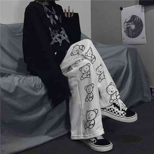 korean style wide leg cartoon women pant print harajuku trousers streetwear autumn fashion casual sweatpants female, Black;white
korean style wide leg cartoon women pant print harajuku trousers streetwear autumn fashion casual sweatpants female, Black;white