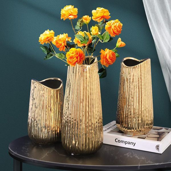 vases nordic style gold ceramic vase living room bedroom deskflower arrangement art dried home decoration accessories
vases nordic style gold ceramic vase living room bedroom deskflower arrangement art dried home decoration accessories