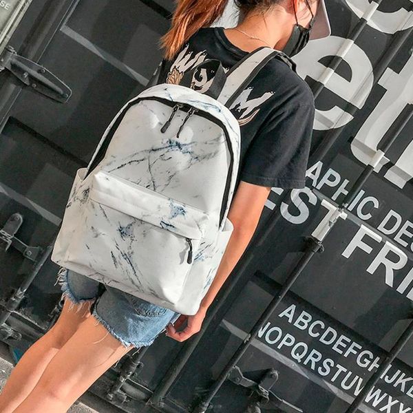backpack 2021 winter fashion marble pattern backpacks women men rucksack student computer bag child waterproof book schoolbag a08 
backpack 2021 winter fashion marble pattern backpacks women men rucksack student computer bag child waterproof book schoolbag a08