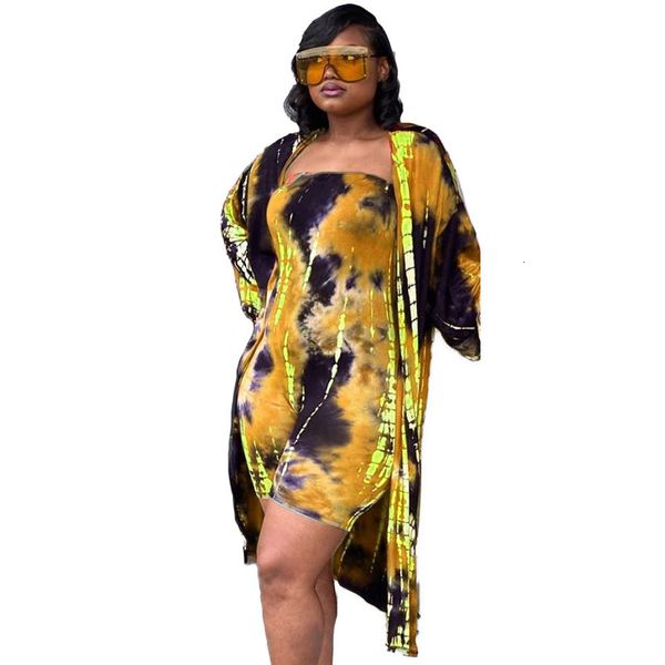 summer two pieces define feminine fashion tie-dye thin cardigan mantle bodycon strapless dress 2021 new street wear party clothes 4t3b, Black;gray
summer two pieces define feminine fashion tie-dye thin cardigan mantle bodycon strapless dress 2021 new street wear party clothes 4t3b, Black;gray