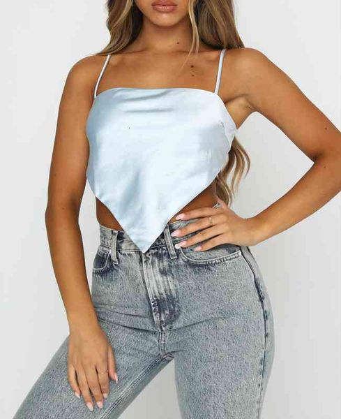 summer vest solid color womens camis spaghetti strap tied back triangle chic lady backless sling crop black apricot blue, White
summer vest solid color womens camis spaghetti strap tied back triangle chic lady backless sling crop black apricot blue, White
