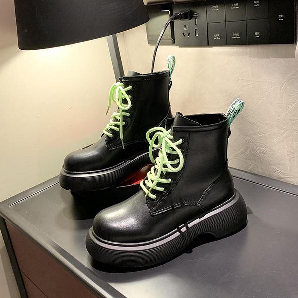 boots 6 cm chunky patchwork green black womens shoes autumn for women botas de mujer ankle platform gothic
boots 6 cm chunky patchwork green black womens shoes autumn for women botas de mujer ankle platform gothic