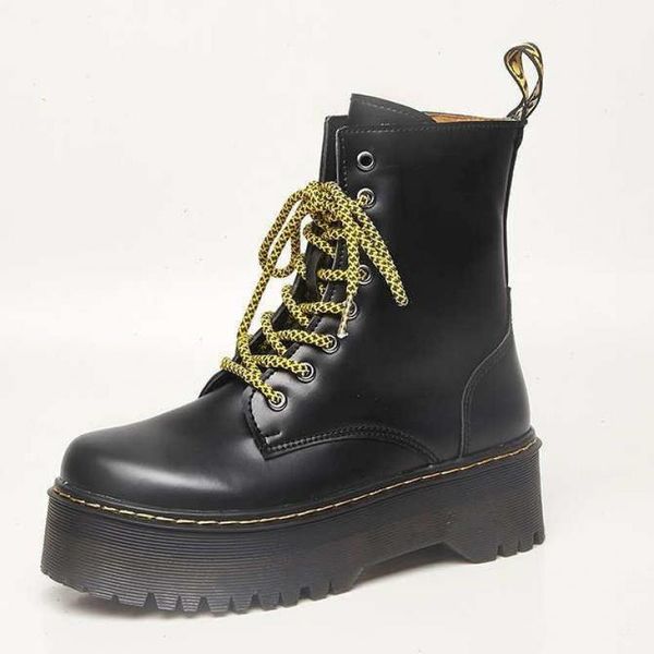 boots 35-40 size thick motorcycle women 2021 autumn fashion round head yellow lace combat women's shoes, Black
boots 35-40 size thick motorcycle women 2021 autumn fashion round head yellow lace combat women's shoes, Black