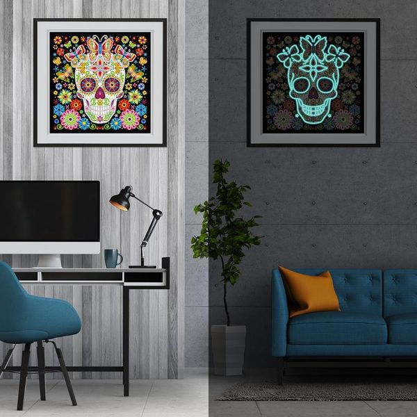 diamond painting diy led luminous animal special shaped embroidered cross home decoration butterfly skull picture
diamond painting diy led luminous animal special shaped embroidered cross home decoration butterfly skull picture