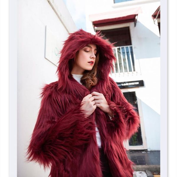 women's fur & faux female coat winter ladies solid slim hooded fashion casual multi-color jackets xk2-82, Black
women's fur & faux female coat winter ladies solid slim hooded fashion casual multi-color jackets xk2-82, Black