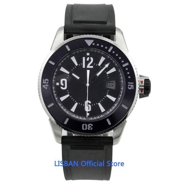 wristwatches 43mm automatic mechanical watch men miyota movement sterile dial luminous waterproof pvd case rubber strap, Slivery;brown
wristwatches 43mm automatic mechanical watch men miyota movement sterile dial luminous waterproof pvd case rubber strap, Slivery;brown