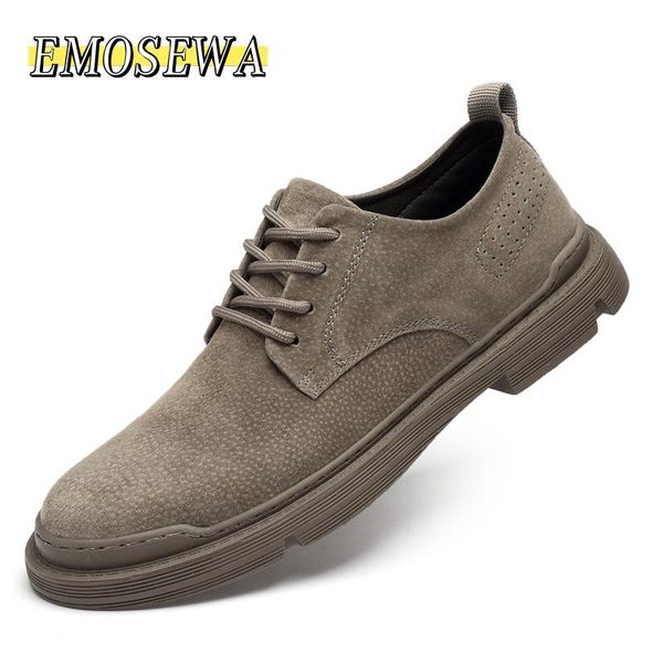 dress shoes emosewa retro brogue men genuine leather man lace up soft casual men's oxfords formal business male flat, Black
dress shoes emosewa retro brogue men genuine leather man lace up soft casual men's oxfords formal business male flat, Black