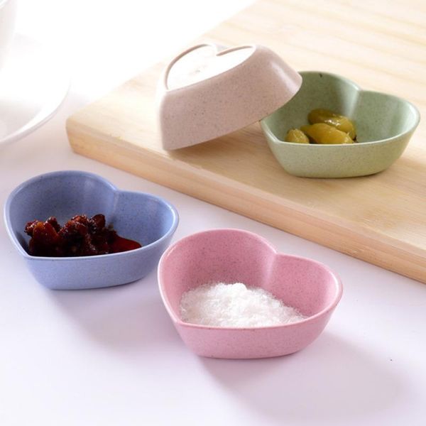 cups & saucers 8pcs heart shaped saucer creative sauce seasoning dish snack plates appetizer for home restaurant (assorted color) 
cups & saucers 8pcs heart shaped saucer creative sauce seasoning dish snack plates appetizer for home restaurant (assorted color)