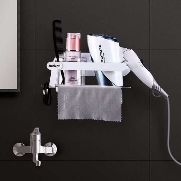 bath accessory set multi-function bathroom hair dryer holder wall mounted storage organizer towel rack accessories
bath accessory set multi-function bathroom hair dryer holder wall mounted storage organizer towel rack accessories