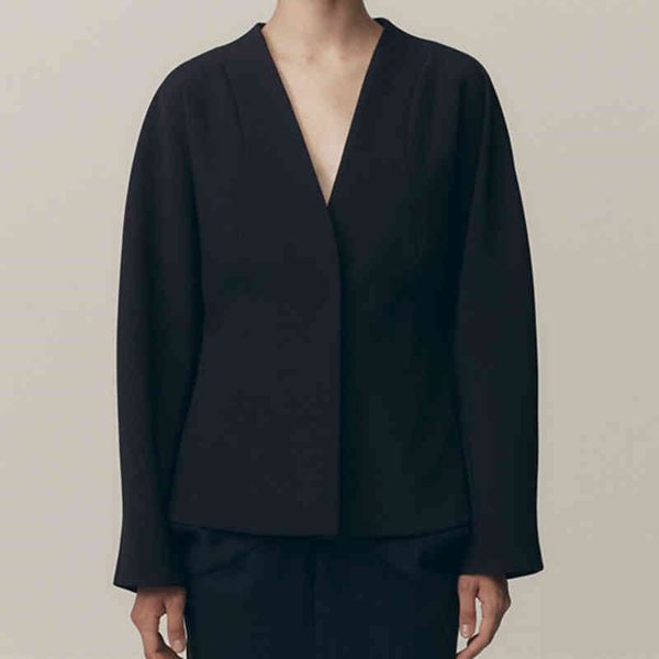 women's suits & blazers mulheres com decote em v casaco senhora magro simples escondido breasted blazer jaqueta feminina outwear superi, White;black
women's suits & blazers mulheres com decote em v casaco senhora magro simples escondido breasted blazer jaqueta feminina outwear superi, White;black