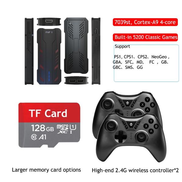 portable game players 2021 4k hd video console 2.4g double wireless controller for ps1/fc/gba retro tv dendy 5200 games stick
portable game players 2021 4k hd video console 2.4g double wireless controller for ps1/fc/gba retro tv dendy 5200 games stick