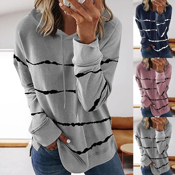 women's sweaters casual long sleeve pullover stripe print women oversized hoodie sweatshirt comfortable sleeves sweater drop hip, White;black
women's sweaters casual long sleeve pullover stripe print women oversized hoodie sweatshirt comfortable sleeves sweater drop hip, White;black