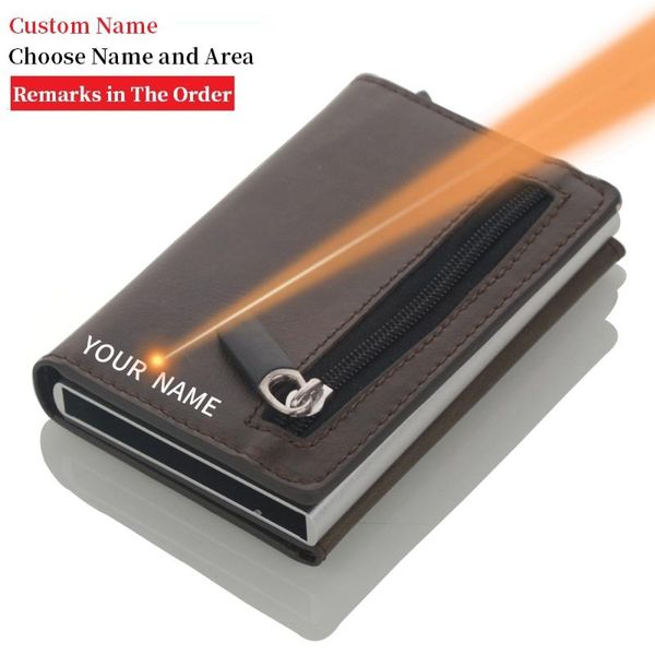 card holders custom name rfid holder men wallet money bag purse male black short smart mini slim walet, Brown;gray
card holders custom name rfid holder men wallet money bag purse male black short smart mini slim walet, Brown;gray