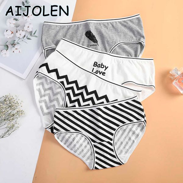 women's panties aijolen ins style ladies underwear cotton crotch underpants large size seamless mid-waist girl briefs, Black;white
women's panties aijolen ins style ladies underwear cotton crotch underpants large size seamless mid-waist girl briefs, Black;white