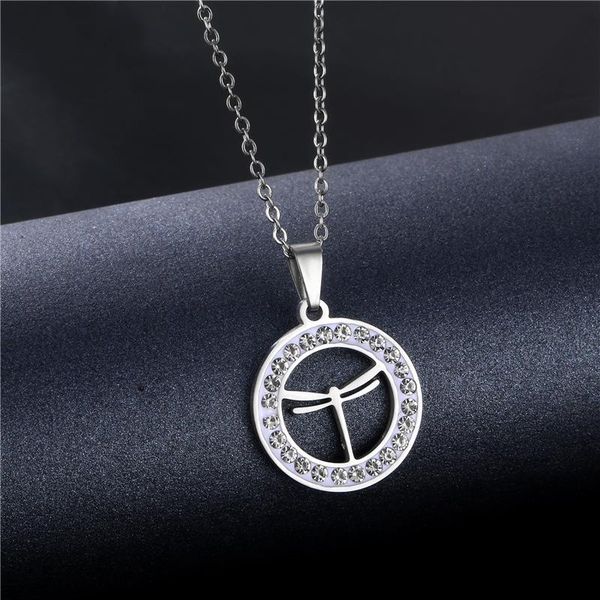 chains stainless steel necklace mosaic crystal dragonfly pendants accessories wholesale fashion animals jewelry wedding, Silver
chains stainless steel necklace mosaic crystal dragonfly pendants accessories wholesale fashion animals jewelry wedding, Silver