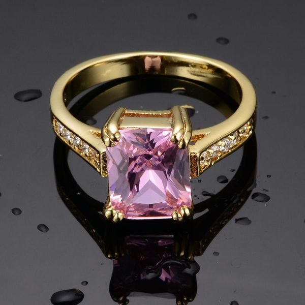 wedding rings cute female pink crystal stone ring charm gold color thin for women luxury bride square zircon engagement, Slivery;golden
wedding rings cute female pink crystal stone ring charm gold color thin for women luxury bride square zircon engagement, Slivery;golden