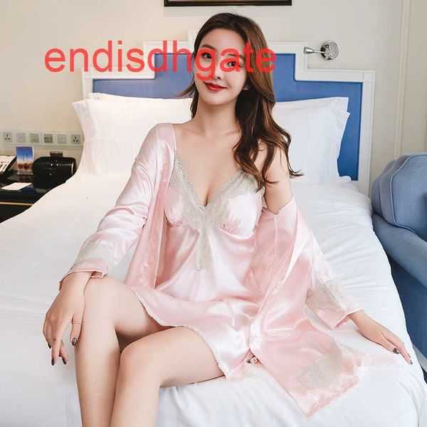 spring and summer ice women's v-neck suspender nightgown suit pajamas, Black;white
spring and summer ice women's v-neck suspender nightgown suit pajamas, Black;white