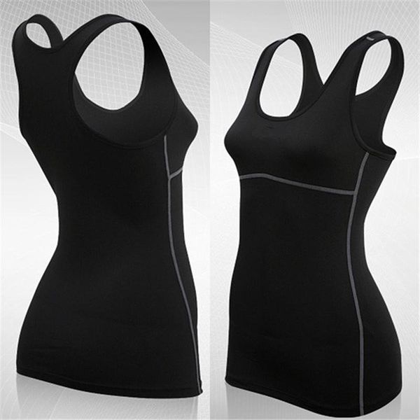 women compression under base sports wear yoga tank ladies gym shirts skins clothes running cami vest outdoor, White;red
women compression under base sports wear yoga tank ladies gym shirts skins clothes running cami vest outdoor, White;red