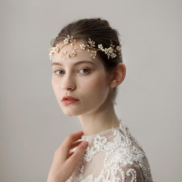 headpieces delicate faux pearls flowers wedding bridal headbands fancy party sweet metal hairbands for girls, Silver
headpieces delicate faux pearls flowers wedding bridal headbands fancy party sweet metal hairbands for girls, Silver