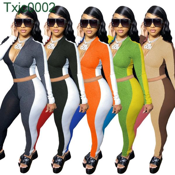 women tracksuits two pieces set designer slim contrast stitching zipper jacket long sleeve pants ladies autumn casual sportwear outfits, Gray
women tracksuits two pieces set designer slim contrast stitching zipper jacket long sleeve pants ladies autumn casual sportwear outfits, Gray