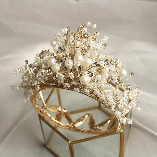 headpieces kmvexo baroque luxury rose gold crystal pearls bridal tiaras crown rhinestone pageant diadem headbands 2021 wedding hair jewelry, Silver
headpieces kmvexo baroque luxury rose gold crystal pearls bridal tiaras crown rhinestone pageant diadem headbands 2021 wedding hair jewelry, Silver