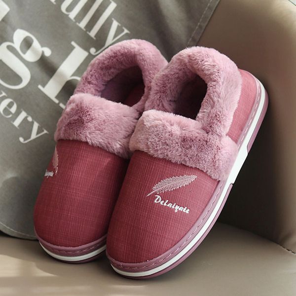 women winter slippers home shoes ladies warm plush indoor casual flats couple shoe comfort female waterproof footwear plus size, Black
women winter slippers home shoes ladies warm plush indoor casual flats couple shoe comfort female waterproof footwear plus size, Black